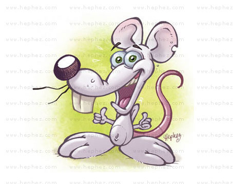 Illustration d'une souris